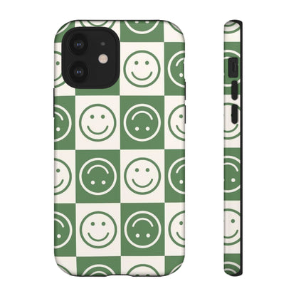 Green Smiley Tough Cases