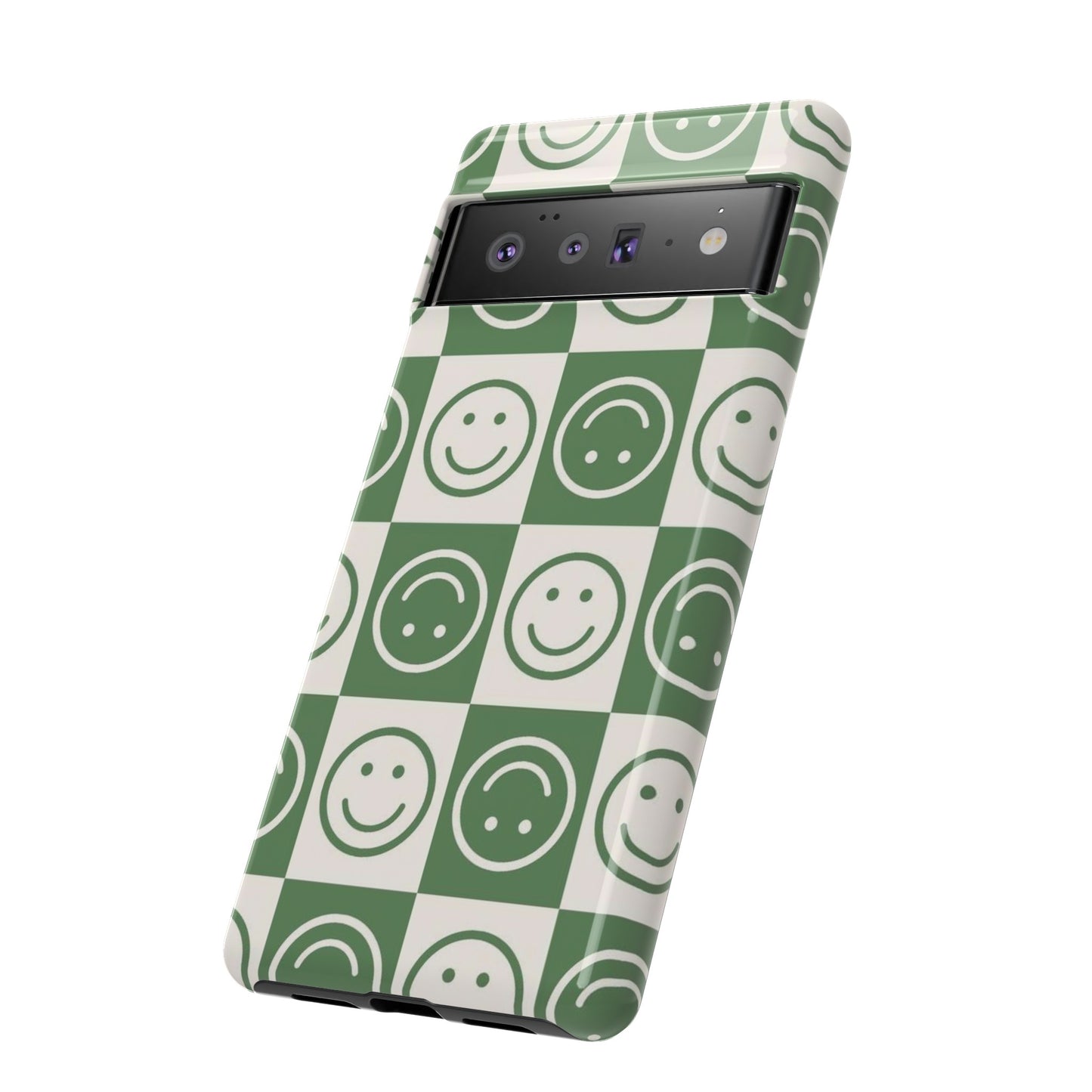 Green Smiley Tough Cases