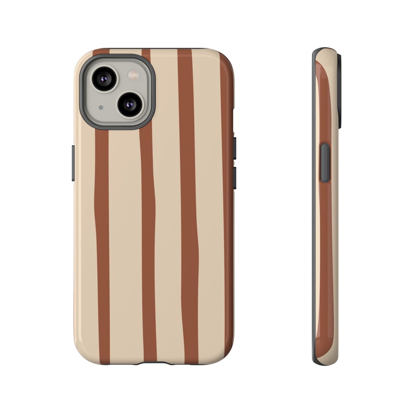 Mocha Stripe Tough Cases