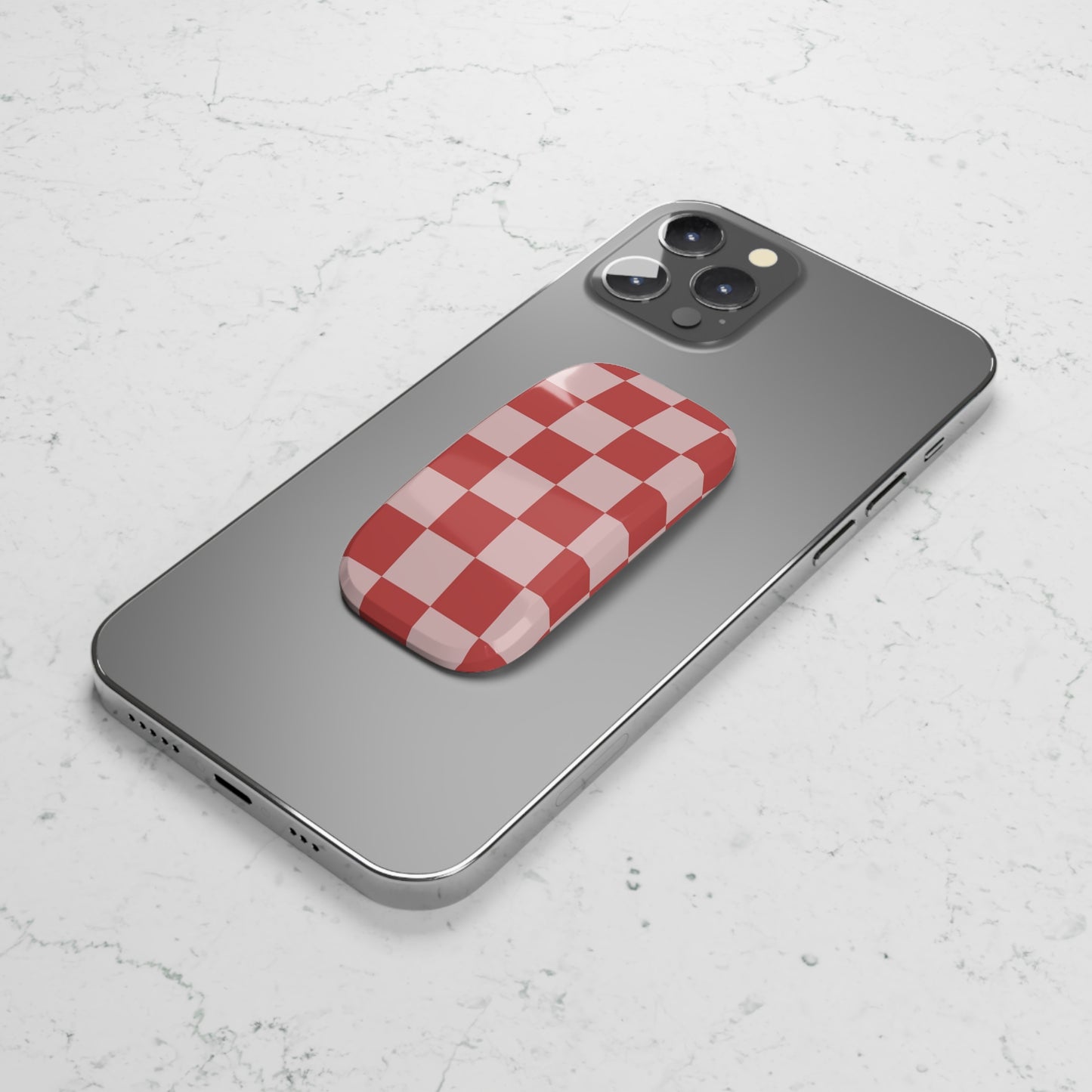 Valentines Checkered Click-On Grip