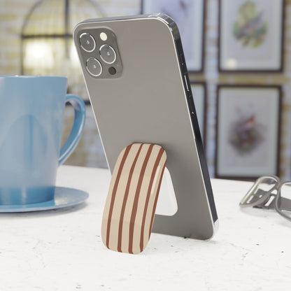 Mocha Stripe Click-On Grip