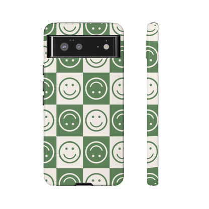 Green Smiley Tough Cases