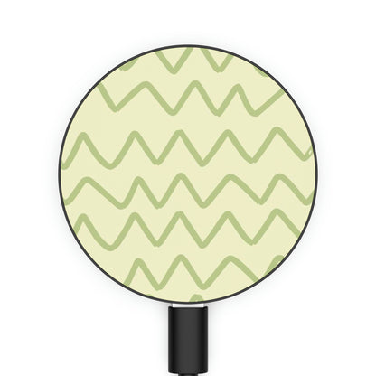 Green Zig Zag Magnetic Induction Charger