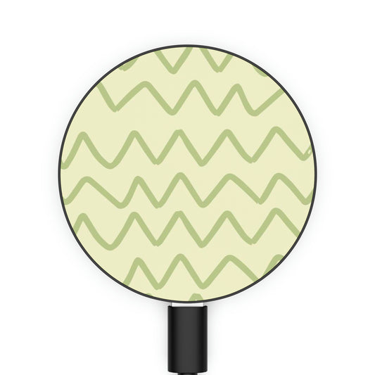 Green Zig Zag Magnetic Induction Charger