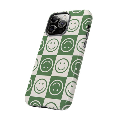 Green Smiley Tough Cases