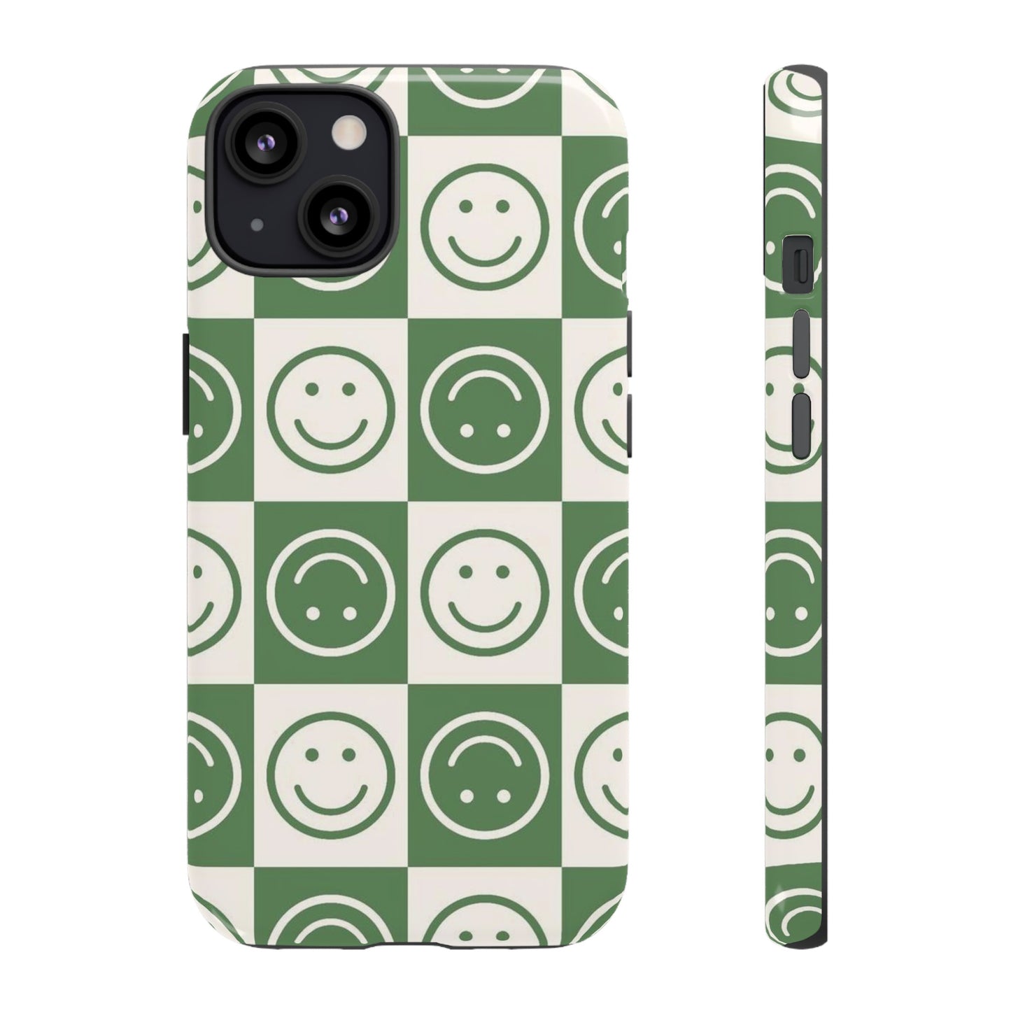 Green Smiley Tough Cases