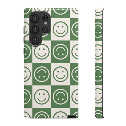 Green Smiley Tough Cases