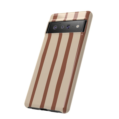 Mocha Stripe Tough Cases