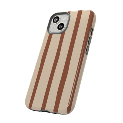 Mocha Stripe Tough Cases