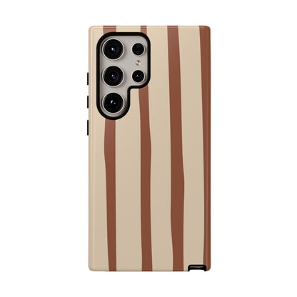 Mocha Stripe Tough Cases