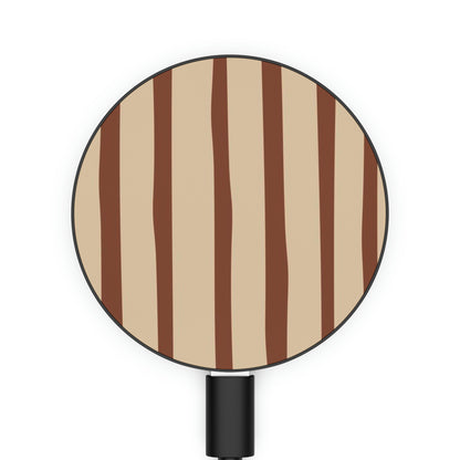 Mocha Stripe Magnetic Induction Charger