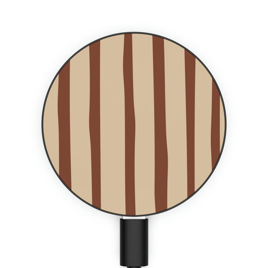 Mocha Stripe Magnetic Induction Charger