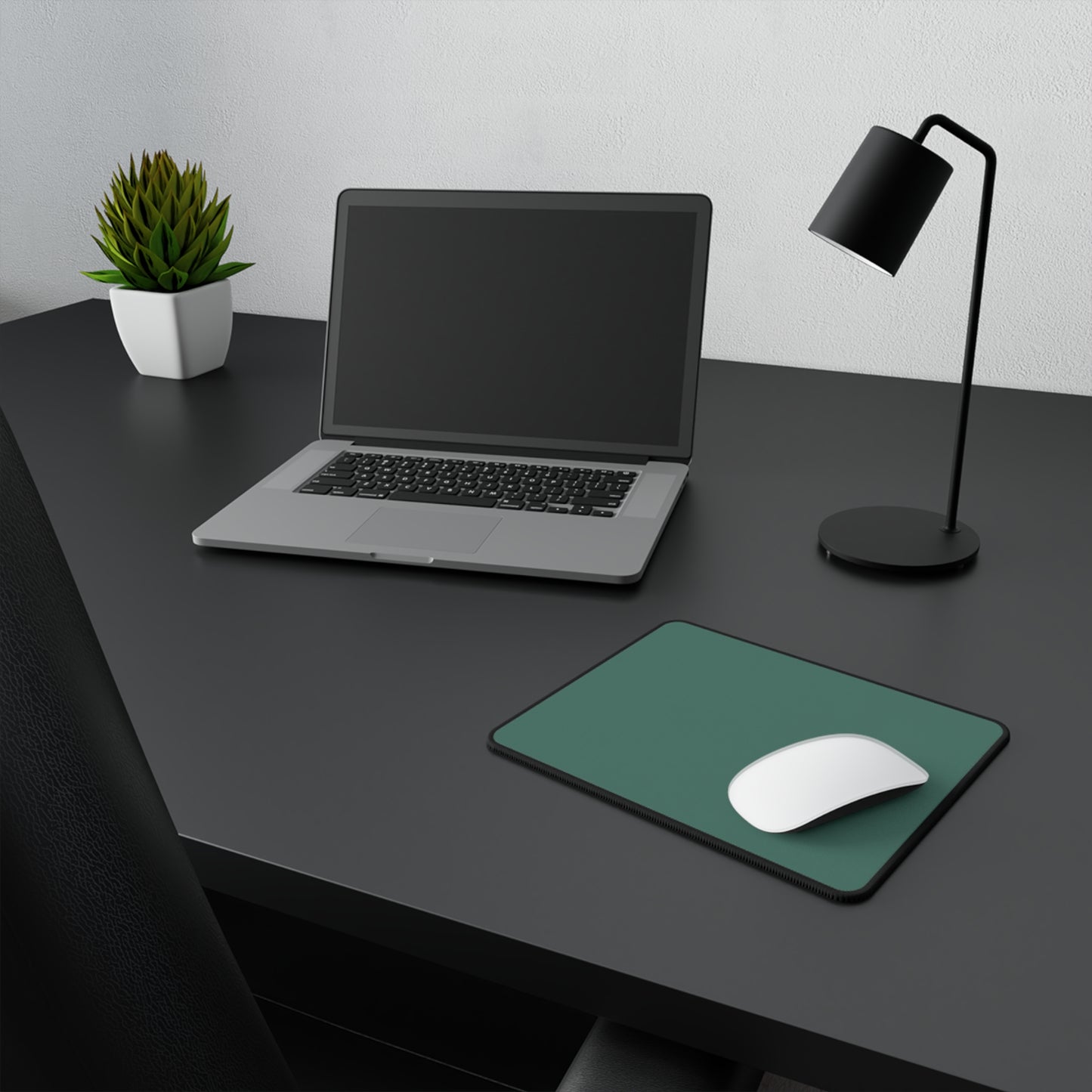 Swamp Green Non-Slip Mouse Pad