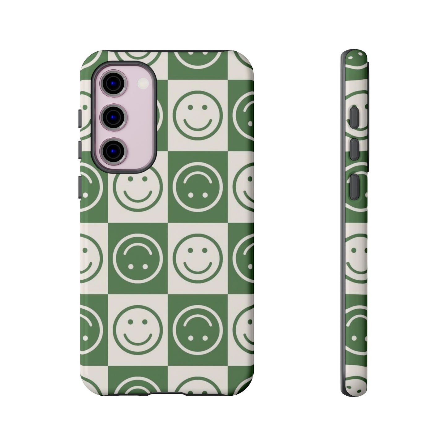 Green Smiley Tough Cases