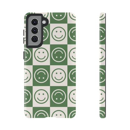 Green Smiley Tough Cases