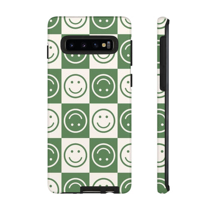 Green Smiley Tough Cases