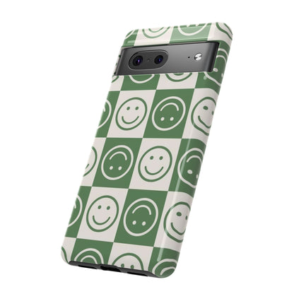 Green Smiley Tough Cases